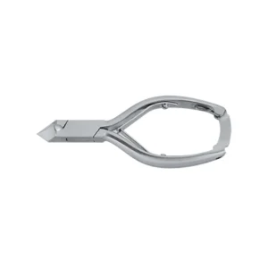 Toe Nail Cutter Moon Shaped With Back Lock Stainless Steel