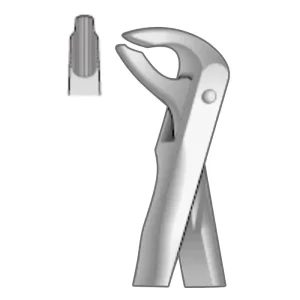 EXTRACTION FOCEPS WITH ANATOMICAL GRIP